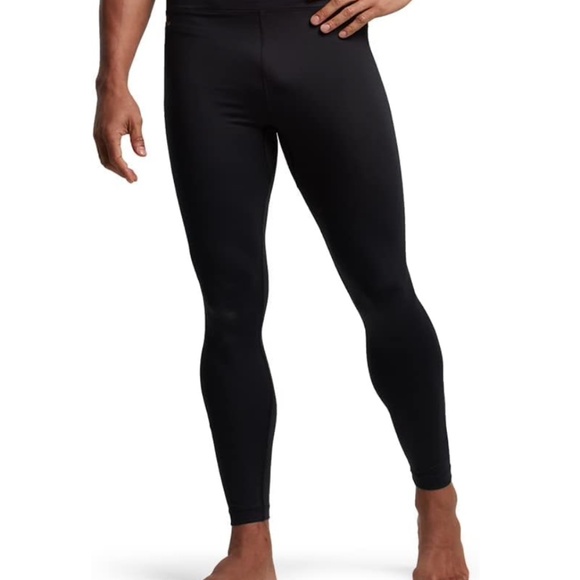 Copper Infused Mens Support Compression Base-Layer Performance Tights Large New - Picture 1 of 6